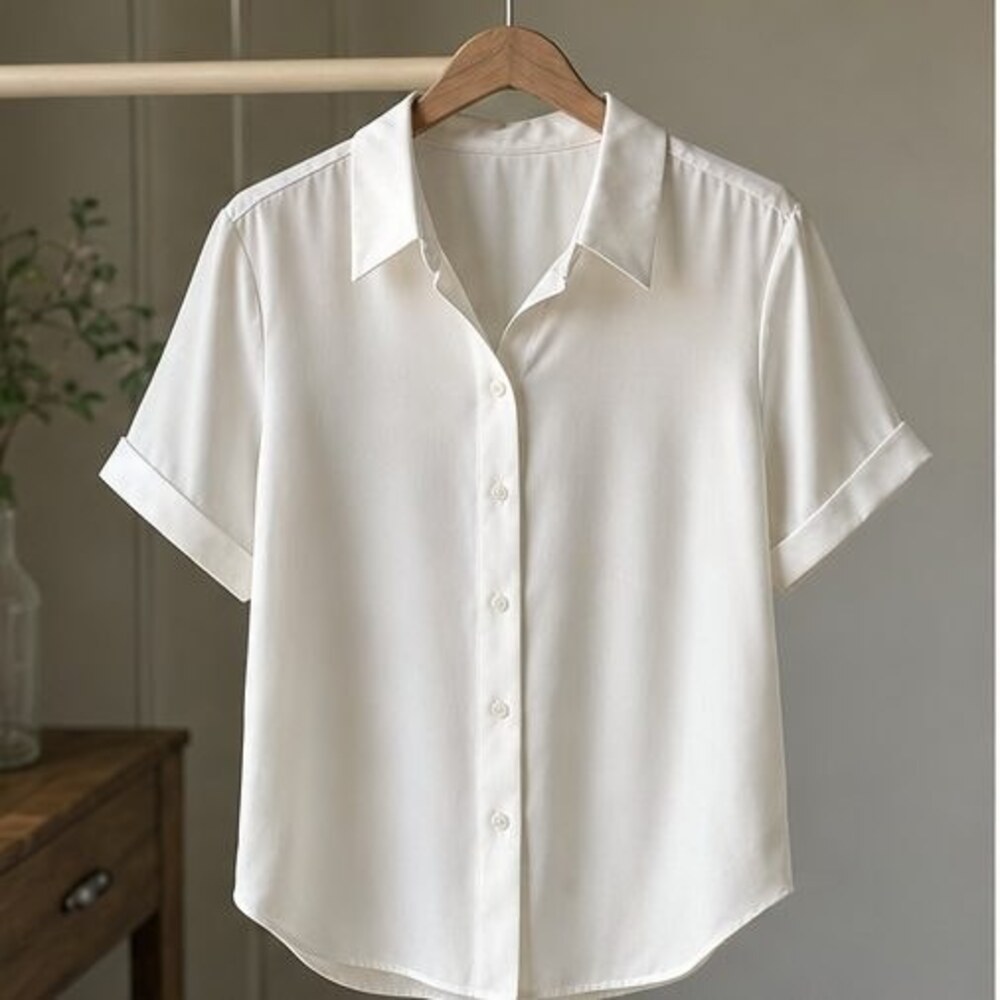Ivory Lace Trim Top